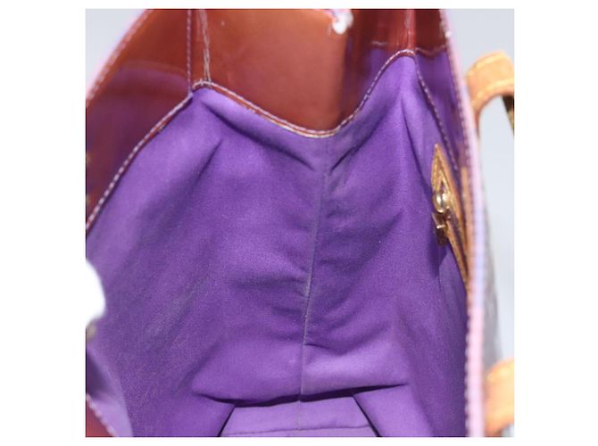 LOUIS VUITTON Borsa Tote Reade MM Monogram Vernis Viola M91087 LV Auth bs22185 Porpora - vista 19