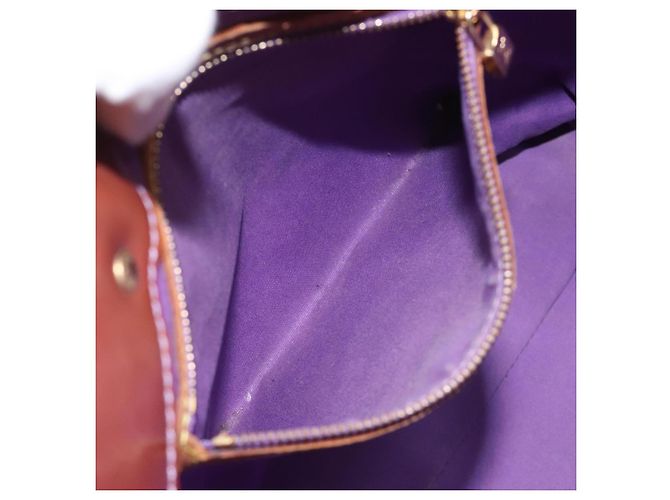 LOUIS VUITTON Borsa Tote Reade MM Monogram Vernis Viola M91087 LV Auth bs22185 Porpora - vista 20