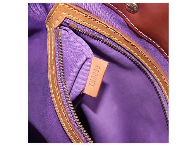 LOUIS VUITTON Borsa Tote Reade MM Monogram Vernis Viola M91087 LV Auth bs22185 Porpora - vista 21