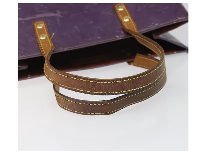 LOUIS VUITTON Borsa Tote Reade MM Monogram Vernis Viola M91087 LV Auth bs22185 Porpora - vista 7