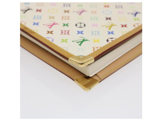 NOTIZBUCHDECKEL VENDREDI MONOGRAM MULTICOLOR LOUIS VUITTON WEISS LV Auth am474bAV Weiß - Ansicht 17