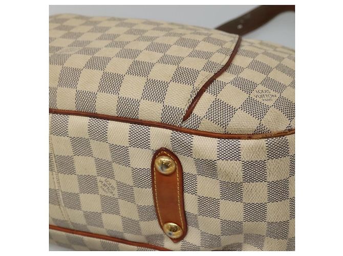 LOUIS VUITTON Borsa a Spalla Galliera PM Damier Azur N55215 LV Auth EC838 - vista 10