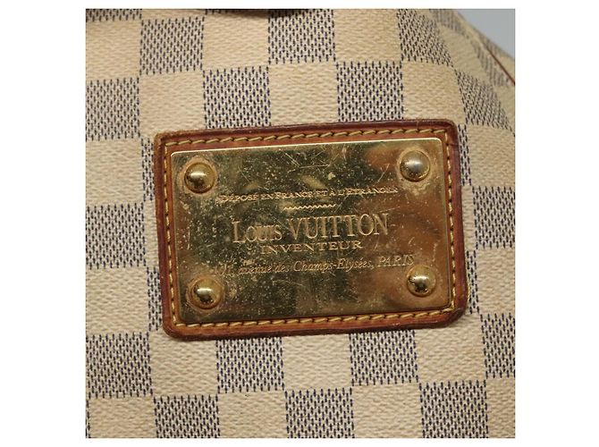 LOUIS VUITTON Borsa a Spalla Galliera PM Damier Azur N55215 LV Auth EC838 - vista 14