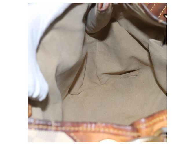 LOUIS VUITTON Borsa a Spalla Galliera PM Damier Azur N55215 LV Auth EC838 - vista 17