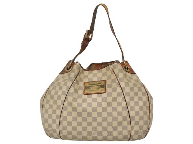 LOUIS VUITTON Borsa a Spalla Galliera PM Damier Azur N55215 LV Auth EC838 - vista 2