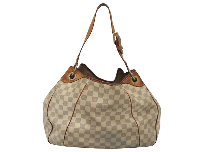 LOUIS VUITTON Borsa a Spalla Galliera PM Damier Azur N55215 LV Auth EC838 - vista 3