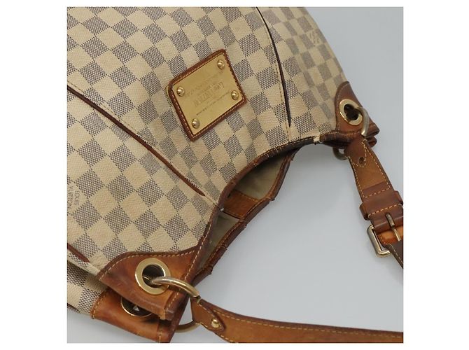 LOUIS VUITTON Borsa a Spalla Galliera PM Damier Azur N55215 LV Auth EC838 - vista 6