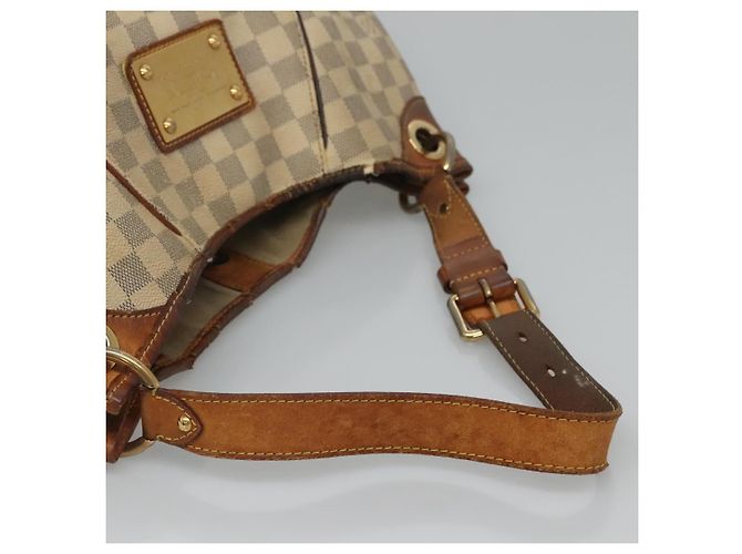 LOUIS VUITTON Borsa a Spalla Galliera PM Damier Azur N55215 LV Auth EC838 - vista 7