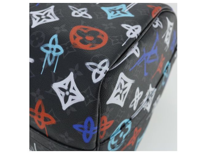 LOUIS VUITTON Keepall Bandouliere 50 Monogram Eclipse Boston M21384 Auth 34215S Monogramma - vista 14
