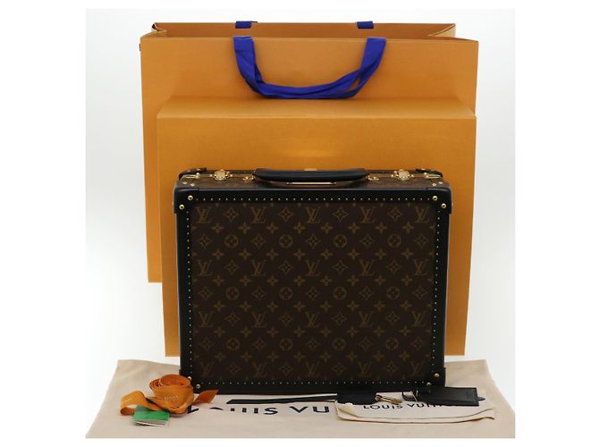LOUIS VUITTON Monogram Reverse Canvas Cotteville 40 Trunk M20085 LV Auth 34216S Monogramma - vista 12