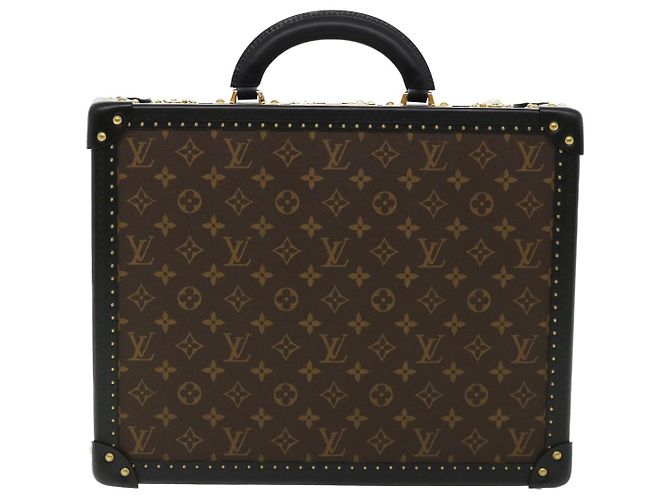 LOUIS VUITTON Monogram Reverse Canvas Cotteville 40 Trunk M20085 LV Auth 34216S Monogramma - vista 2