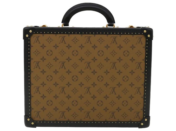LOUIS VUITTON Monogram Reverse Canvas Cotteville 40 Trunk M20085 LV Auth 34216S Monogramma - vista 3