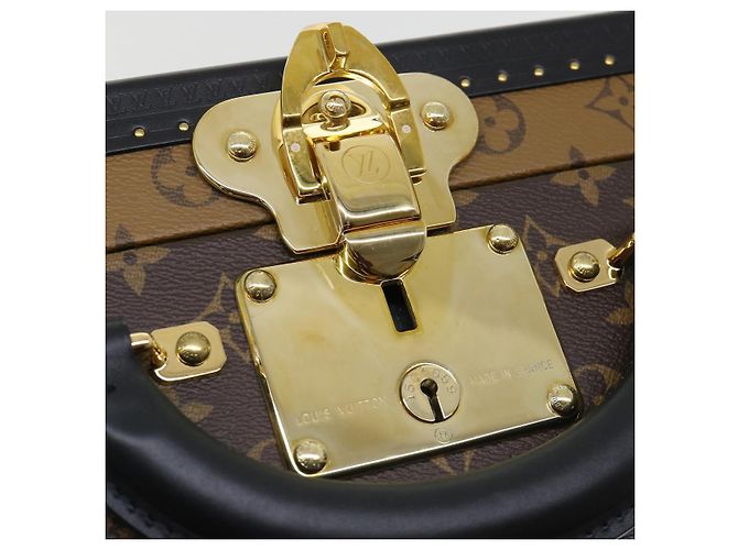 LOUIS VUITTON Monogram Reverse Canvas Cotteville 40 Trunk M20085 LV Auth 34216S Monogramma - vista 8