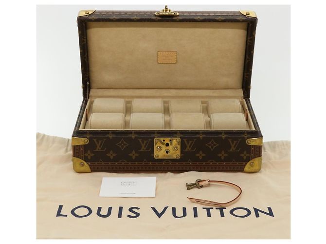 LOUIS VUITTON Monogram Coffret 8 Montor Trunk Uhrenetui M20016 LV Auth 29887S Monogramm - Ansicht 12