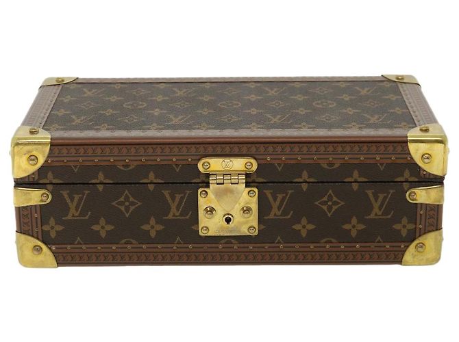 LOUIS VUITTON Monogram Coffret 8 Montor Trunk Uhrenetui M20016 LV Auth 29887S Monogramm - Ansicht 13