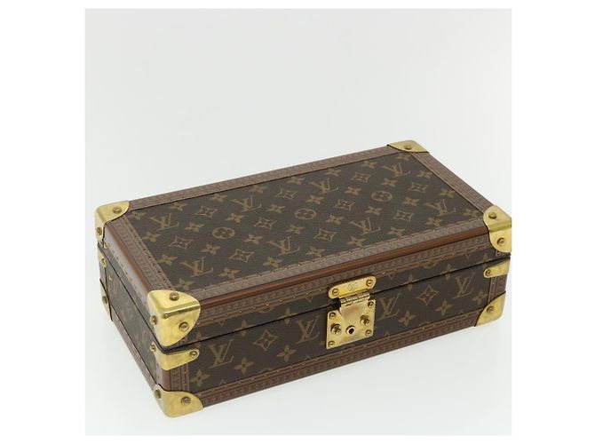 LOUIS VUITTON Monogram Coffret 8 Montor Trunk Uhrenetui M20016 LV Auth 29887S Monogramm - Ansicht 5