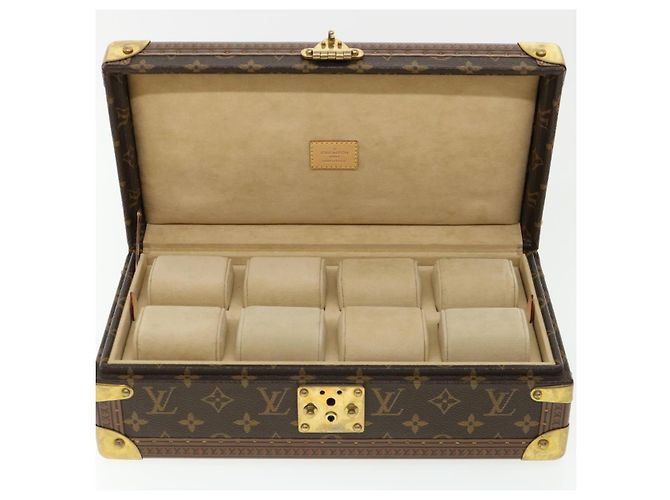 LOUIS VUITTON Monogram Coffret 8 Montor Trunk Uhrenetui M20016 LV Auth 29887S Monogramm - Ansicht 9
