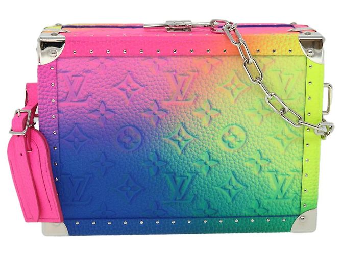 LOUIS VUITTON Bolsa Trunk Suave Ilusión Monograma Multicolor M20476 LV Auth 52077SM - vista 13