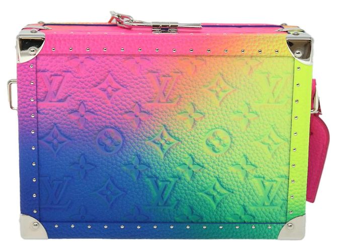 LOUIS VUITTON Bolsa Trunk Suave Ilusión Monograma Multicolor M20476 LV Auth 52077SM - vista 2