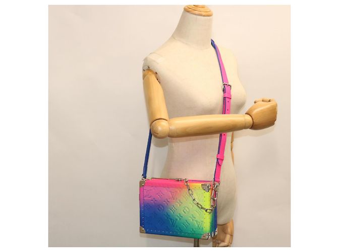 LOUIS VUITTON Bolsa Trunk Suave Ilusión Monograma Multicolor M20476 LV Auth 52077SM - vista 23