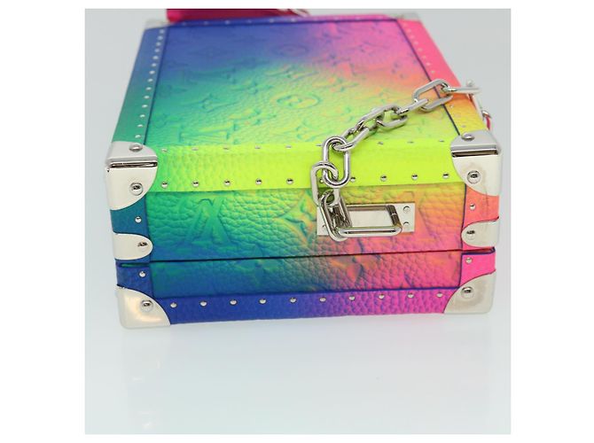 LOUIS VUITTON Bolsa Trunk Suave Ilusión Monograma Multicolor M20476 LV Auth 52077SM - vista 3