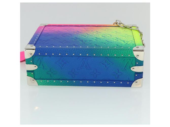 LOUIS VUITTON Bolsa Trunk Suave Ilusión Monograma Multicolor M20476 LV Auth 52077SM - vista 5