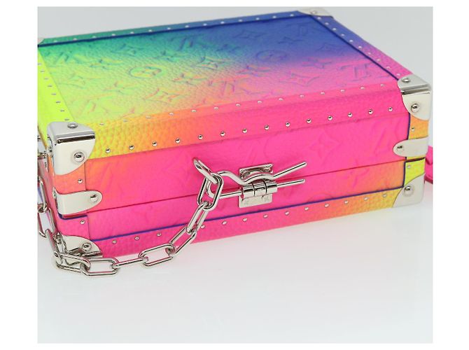LOUIS VUITTON Bolsa Trunk Suave Ilusión Monograma Multicolor M20476 LV Auth 52077SM - vista 6