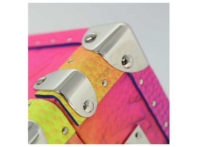 LOUIS VUITTON Bolsa Trunk Suave Ilusión Monograma Multicolor M20476 LV Auth 52077SM - vista 8