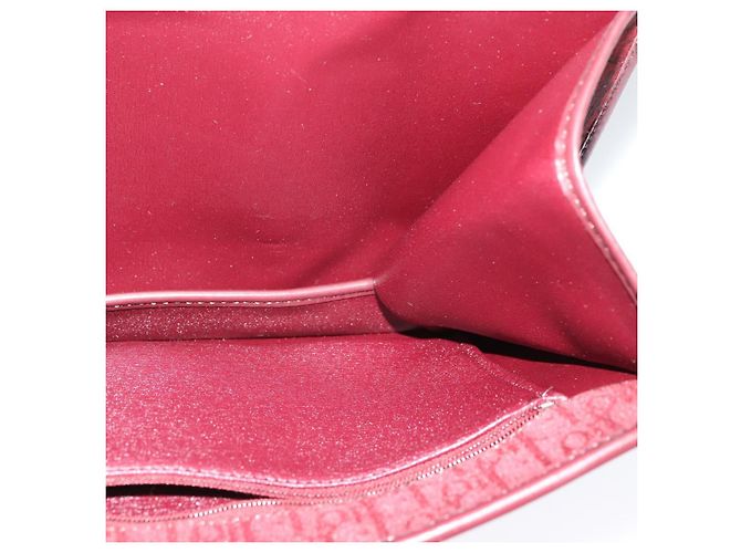 Borsa a spalla in tela Trotter Christian Dior rossa Auth KD240 Rosso - vista 18