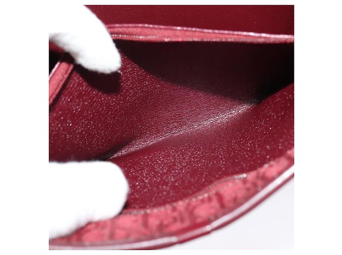 Borsa a spalla in tela Trotter Christian Dior rossa Auth KD240 Rosso - vista 20
