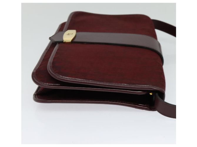 Borsa a spalla in tela Trotter Christian Dior rossa Auth KD240 Rosso - vista 5