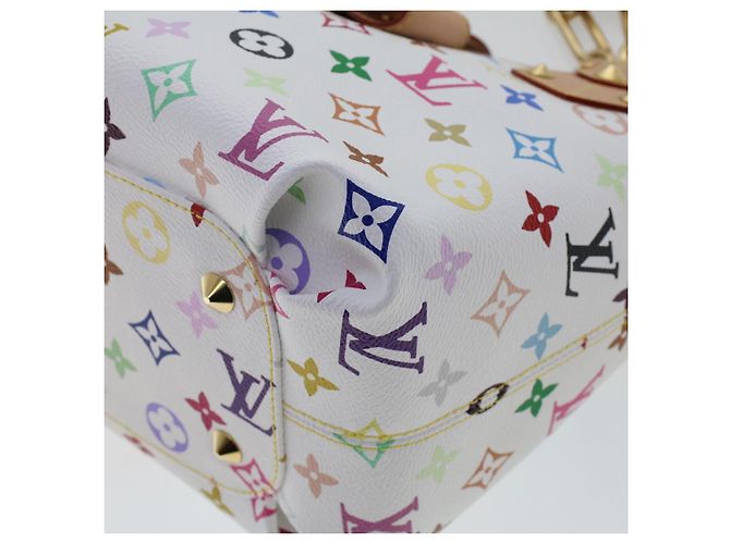LOUIS VUITTON Monogramm Multicolor Annie MM Tote Bag Weiß M40307 LV Auth hk795SM - Ansicht 15