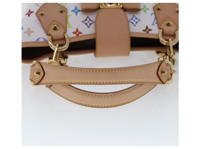 LOUIS VUITTON Monogramm Multicolor Annie MM Tote Bag Weiß M40307 LV Auth hk795SM - Ansicht 7