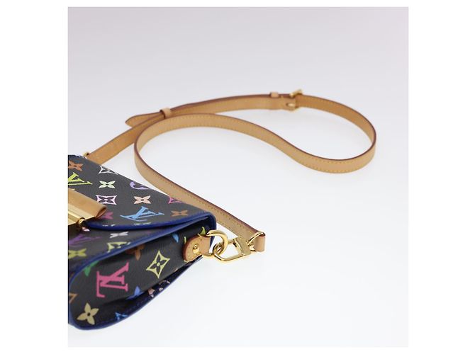 LOUIS VUITTON Borsa a Spalla Multicolor Heart Breaker Nera M40659 LV Auth 40032SM Nero - vista 14