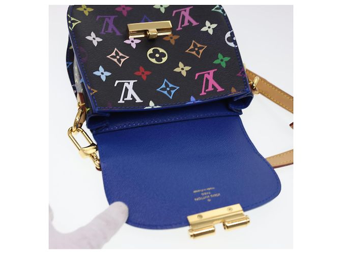 LOUIS VUITTON Borsa a Spalla Multicolor Heart Breaker Nera M40659 LV Auth 40032SM Nero - vista 18