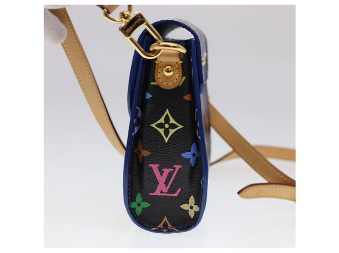 LOUIS VUITTON Borsa a Spalla Multicolor Heart Breaker Nera M40659 LV Auth 40032SM Nero - vista 4