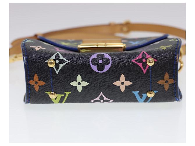 LOUIS VUITTON Borsa a Spalla Multicolor Heart Breaker Nera M40659 LV Auth 40032SM Nero - vista 5