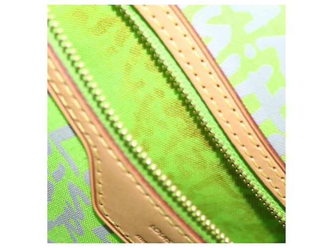 LOUIS VUITTON Borsa Tote Neverfull GM Monogram Graffiti Verde M93703 LV Auth 29943SM Verde chiaro Monogramma - vista 10
