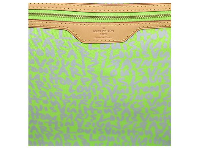 LOUIS VUITTON Borsa Tote Neverfull GM Monogram Graffiti Verde M93703 LV Auth 29943SM Verde chiaro Monogramma - vista 20