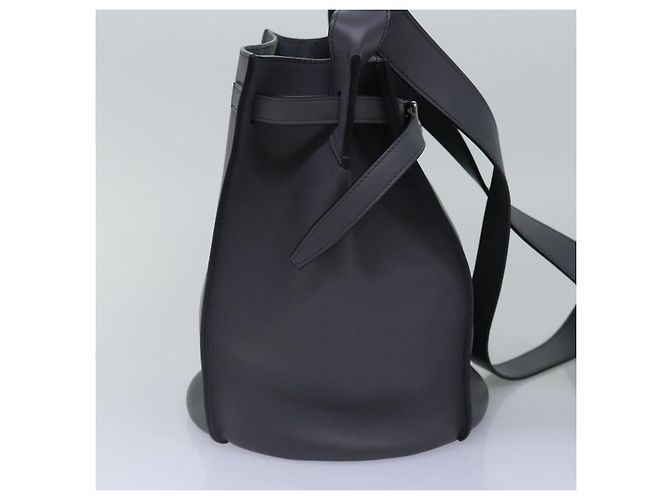Big Bag Céline CELINE Grande borsa Borsa a Spalla Pelle Grigia Auth 74791SAM Marrone - vista 3