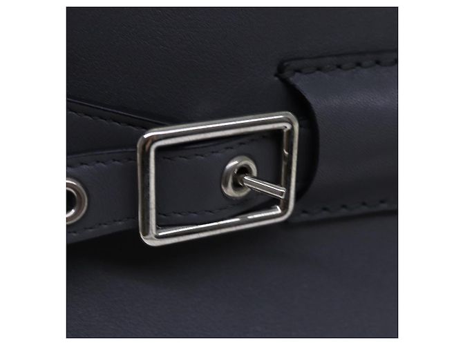 Big Bag Céline CELINE Grande borsa Borsa a Spalla Pelle Grigia Auth 74791SAM Marrone - vista 9