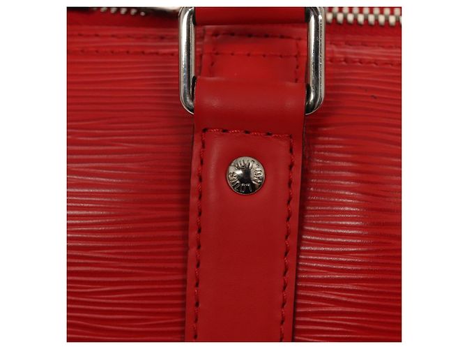 LOUIS VUITTON Epi Supreme Keepall Bandouliere 45 Borsa Boston M53419 Auth 83743SM Rosso - vista 17