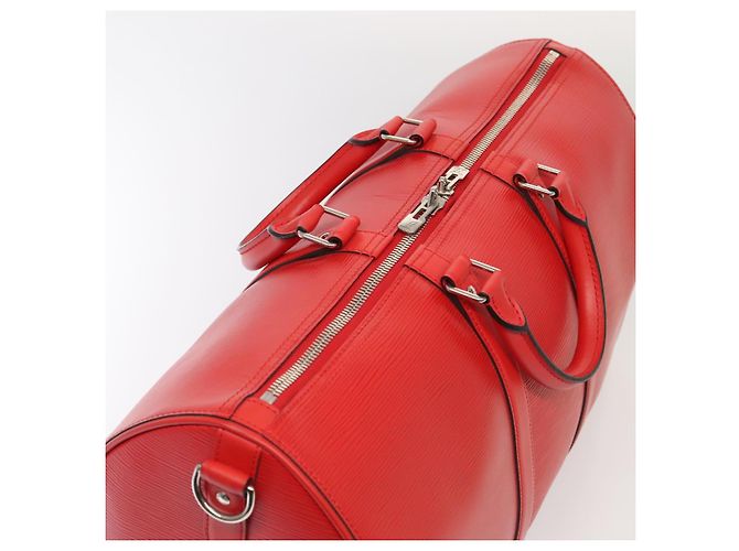 LOUIS VUITTON Epi Supreme Keepall Bandouliere 45 Borsa Boston M53419 Auth 83743SM Rosso - vista 6