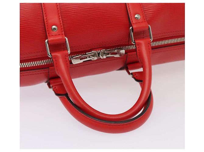 LOUIS VUITTON Epi Supreme Keepall Bandouliere 45 Borsa Boston M53419 Auth 83743SM Rosso - vista 7