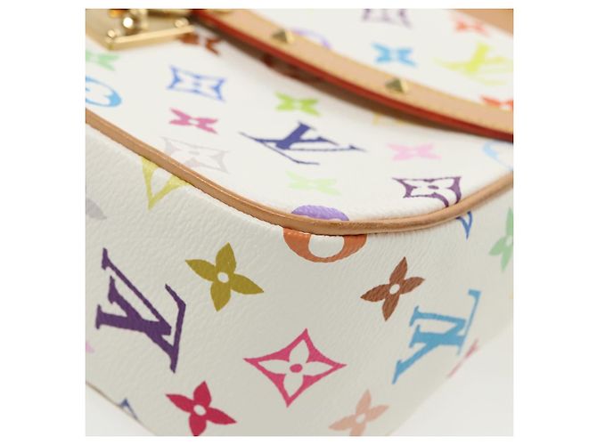 LOUIS VUITTON Schultertasche Sologne Monogramm Multicolor Weiß M92661 Auth 90289SM - Ansicht 19