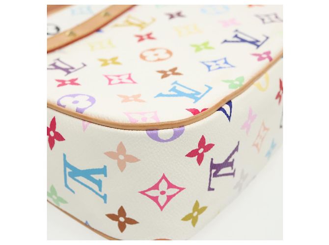 LOUIS VUITTON Schultertasche Sologne Monogramm Multicolor Weiß M92661 Auth 90289SM - Ansicht 20