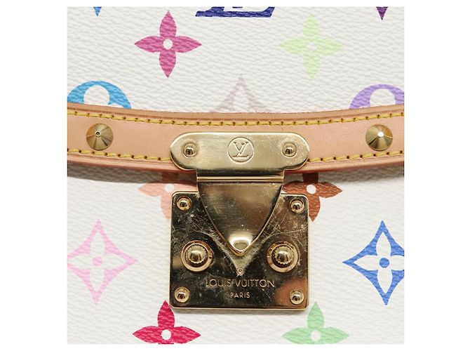 LOUIS VUITTON Schultertasche Sologne Monogramm Multicolor Weiß M92661 Auth 90289SM - Ansicht 22