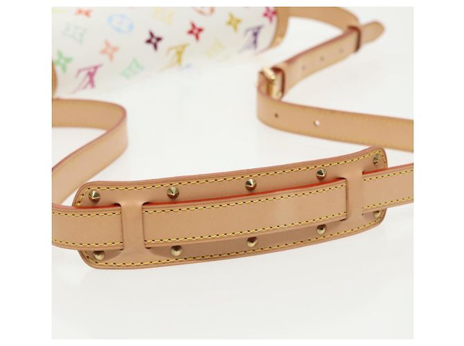 LOUIS VUITTON Schultertasche Sologne Monogramm Multicolor Weiß M92661 Auth 90289SM - Ansicht 7