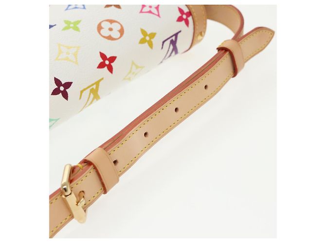 LOUIS VUITTON Schultertasche Sologne Monogramm Multicolor Weiß M92661 Auth 90289SM - Ansicht 8