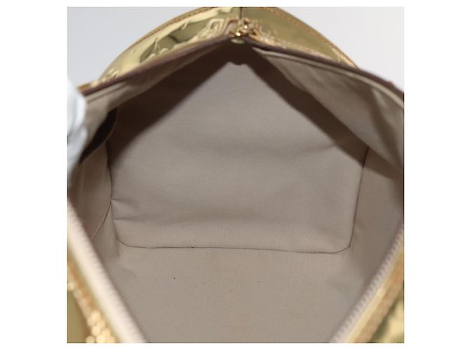 LOUIS VUITTON Borsa a Mano Monogram Miroir Speedy 35 Oro M95785 LV Auth 106299SM D'oro Monogramma - vista 22